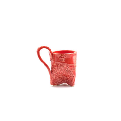Ceramic tripod mug