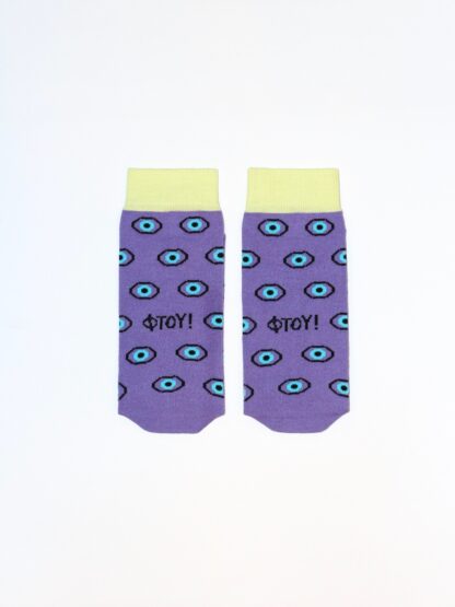 Purple Rain Eyes socks