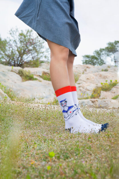 Sailor in white Socks